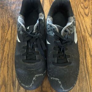 Easton Mako Black and Gray Kids baseball cleats